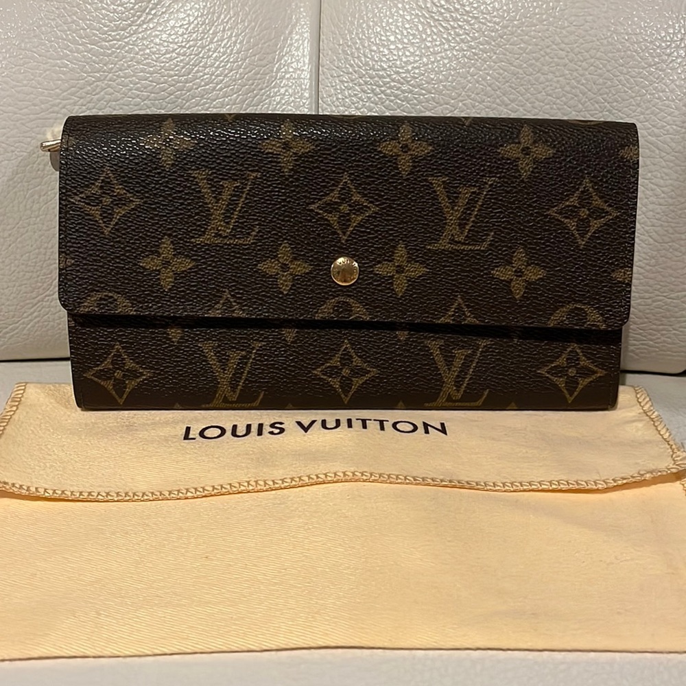 Louis Vuitton Brown Monogram Canvas Wallet